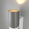 Миниатюра фото уличный настенный светодиодный светильник elektrostandard 35124/u серый/белый a060098 | 220svet.ru
