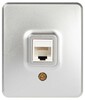Миниатюра фото розетка эра эксперт 11-3203-03 информационная rj45 ip20 оу алюминий б0063009 | 220svet.ru