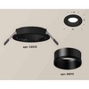 Миниатюра фото комплект встраиваемого светильника ambrella light techno spot xc6513002 sbk черный песок (c6513, n6111) | 220svet.ru