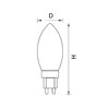 Миниатюра фото лампа светодиодная lightstar g9 5w 4000к прозрачная 940474 | 220svet.ru