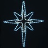Миниатюра фото светодиодная фигура "полярная звезда" 70 x 60 см небесно-голубая, ip65 ltc plr-8-2sb | 220svet.ru
