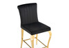 Миниатюра фото барный стул woodville joan black / gold 15388 | 220svet.ru