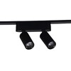 Миниатюра фото магнитная трековая система reluce 13005-9.3-002ur magnetic led2x5w bk | 220svet.ru