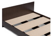 Миниатюра фото двуспальная кровать woodville адайн 160х200 венге / венге 507385 | 220svet.ru
