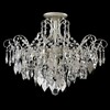 Миниатюра фото потолочная люстра crystal lux esmiralda pl6 silver | 220svet.ru