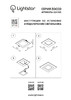Миниатюра фото встраиваемый светодиодный светильник lightstar zocco 224182 | 220svet.ru