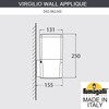 Миниатюра фото светильник уличный настенный fumagalli virgilio applique ds3.562.000.wyf1r | 220svet.ru