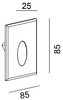 Миниатюра фото крышка deko-light cover silver gray round for light base cob indoor 930128 | 220svet.ru