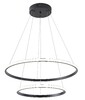 Миниатюра фото подвесная светодиодная люстра zortes ringolight zrs.33321.63c | 220svet.ru