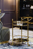 Миниатюра фото тележка сервировочная garda decor 79mal-7062 | 220svet.ru