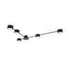 Миниатюра фото потолочная люстра arte lamp tracy a1527pl-5bk | 220svet.ru