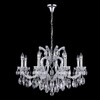 Миниатюра фото подвесная люстра crystal lux hollywood sp8 chrome | 220svet.ru