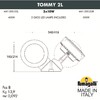 Миниатюра фото фасадный светильник fumagalli tommy 2l  4m1.000.000.axd2l | 220svet.ru