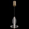 Миниатюра фото подвесной светодиодный светильник crystal lux quasar sp10w led transparent | 220svet.ru