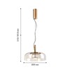 Миниатюра фото подвесной светодиодный светильник favourite brandy 4258-1p | 220svet.ru