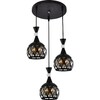 Миниатюра фото подвесная люстра reluce 03026-0.9-03 bk | 220svet.ru
