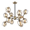 Миниатюра фото потолочная люстра omnilux pozzallo oml-93407-12 | 220svet.ru