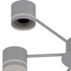 Миниатюра фото люстра reluce 06730-0.3-06 gx53 grey | 220svet.ru