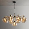 Миниатюра фото подвесная люстра imperium loft etna d57 amber 344131-26 | 220svet.ru