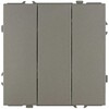 Миниатюра фото выключатель эра galaxy 15-1107-07 тройной 10ах-250в ip20 титан б0070726 | 220svet.ru