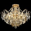 Миниатюра фото потолочная люстра crystal lux esmiralda pl6 gold | 220svet.ru