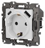 Миниатюра фото розетка эра серия 12 12-4108-01 2p+e 16a-250в со шторками с usb type-a+c 5в-3а белый б0067752 | 220svet.ru
