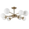 Миниатюра фото потолочная люстра arte lamp marco a2703pl-8sg | 220svet.ru