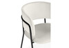 Миниатюра фото стул на металлокаркасе woodville осло белый (milk) / черный 674672 | 220svet.ru