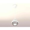 Миниатюра фото комплект подвесного светильника ambrella light xp1104001 psl/swh серебро полированное/белый песок (a2301, c1104, n7012) | 220svet.ru