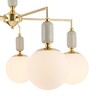 Миниатюра фото потолочная люстра на штанге lumion vivien 6580/5c золотой | 220svet.ru