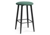 Миниатюра фото барный стул гангток катания изумруд / черный матовый | 220svet.ru