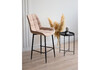 Миниатюра фото барный стул woodville челси бежевый / черный 632555 | 220svet.ru