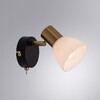 Миниатюра фото спот arte lamp falena a3117ap-1bk | 220svet.ru