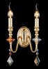 Миниатюра фото бра crystal lux mercedes ap2 gold/color | 220svet.ru