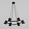 Миниатюра фото подвесная люстра eurosvet 70147/6 черный | 220svet.ru