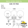 Миниатюра фото садово-парковый фонарь fumagalli ricu ofir/g300 3l g30.157.r30.vze27 | 220svet.ru