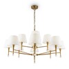 Миниатюра фото подвесная люстра freya fr5190pl-12bs1 | 220svet.ru