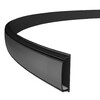 Миниатюра фото профиль накладной гибкий для светодиодной ленты ambrella illumination gp1600bk/bk | 220svet.ru