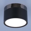Миниатюра фото потолочный светодиодный светильник elektrostandard dlr029 10w 4200k черный матовый 4690389122019 | 220svet.ru