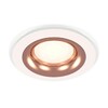 Миниатюра фото комплект встраиваемого светильника ambrella light techno spot xc7621006 swh/ppg белый песок/золото розовое полированное (c7621, n7015) | 220svet.ru