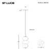 Миниатюра фото подвесной светодиодный светильник st luce talisman sl6121.403.01 | 220svet.ru