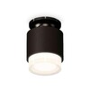 Миниатюра фото комплект накладного светильника ambrella light techno spot xs7511065 sbk/pbk/fr черный песок/черный полированный/белый матовый (n7926, c7511, n7160) | 220svet.ru