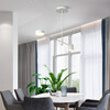 Миниатюра фото потолочная люстра на штанге inodesign motvikt white 41.1212 | 220svet.ru