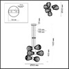 Миниатюра фото подвесная люстра odeon light exclusive elica 5402/6 | 220svet.ru