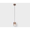 Миниатюра фото подвесной светодиодный светильник italline it014-0203 rose gold | 220svet.ru