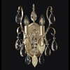 Миниатюра фото настенный светильник crystal lux esmiralda ap2 gold | 220svet.ru