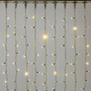 Миниатюра фото гирлянда занавес 2 x 2 м желтый 220в, 400 led, провод черный каучук 2,3мм, ip65 ltc eco402-1-2y | 220svet.ru