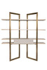 Миниатюра фото стеллаж garda decor 58db-21171stel | 220svet.ru