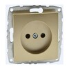 Миниатюра фото розетка 2к mono electric despina/ larissa 16a 250v винтовое подключение титан 500-002222-116 | 220svet.ru