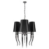 Миниатюра фото подвесной светильник loft it brunilde 10207/6 black | 220svet.ru